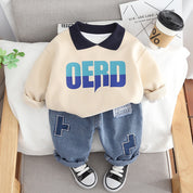 Boys Collar OERD sweatshirt & Denim Pant