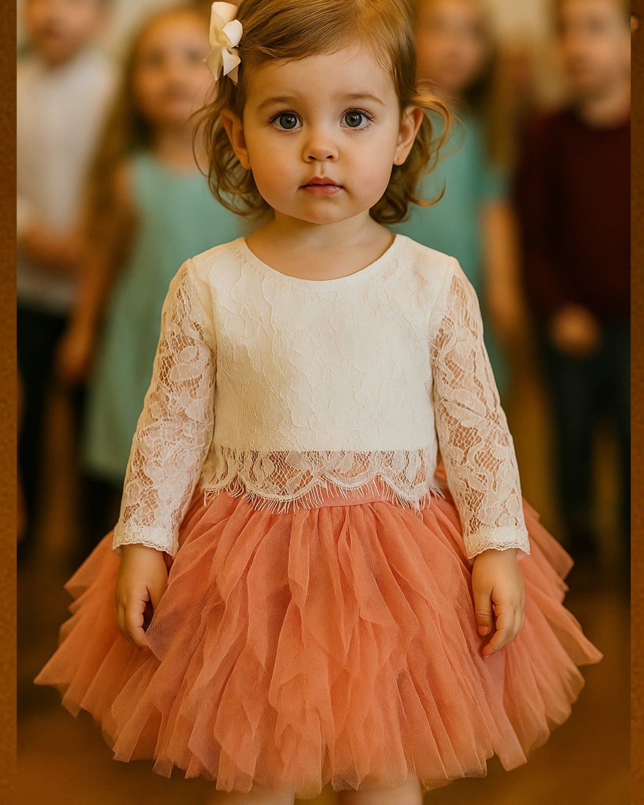 Googo Gaaga Girls Party Wear Skirt and Top