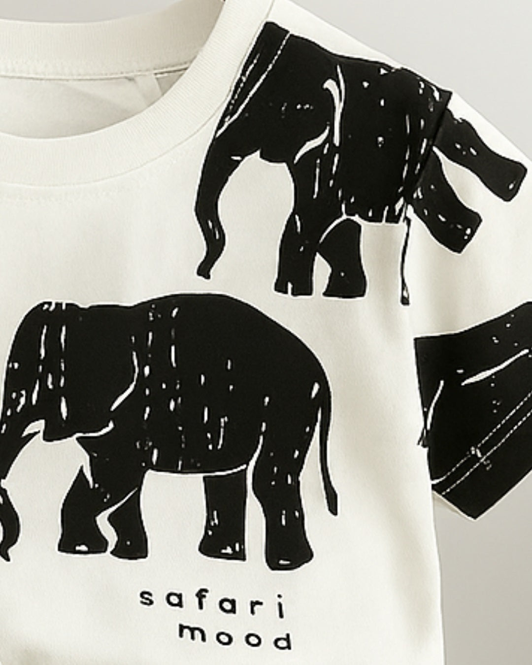 Elephant Tshirt with Printed pant