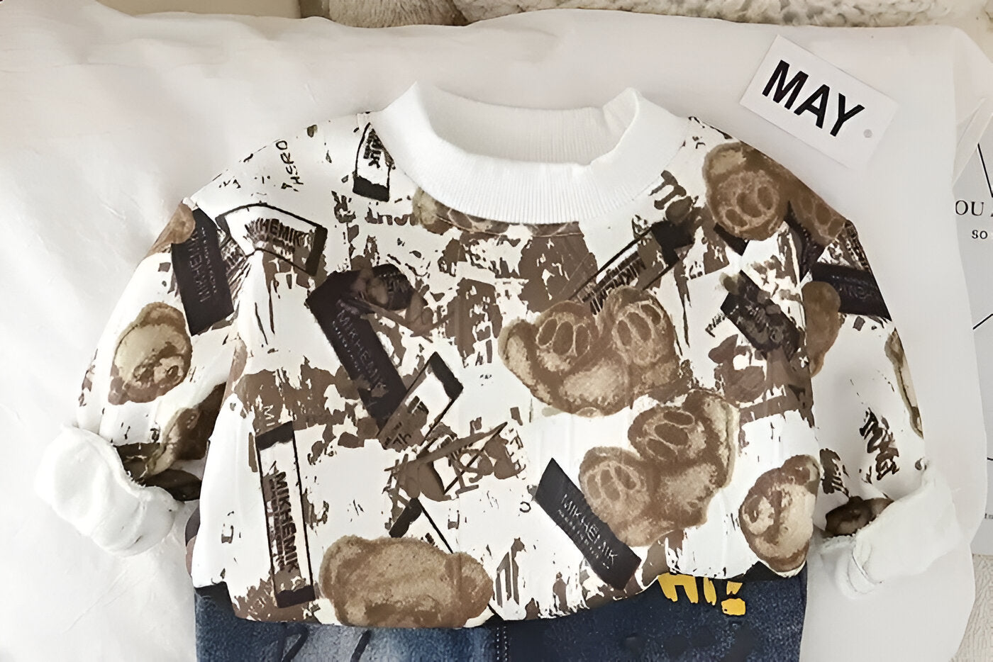 BUY 1 GET 1 FREE Boy's Cotton Fleece Sweatshirt and Joggers Set + Free Light Winter Sweatshirt and Jogger Set