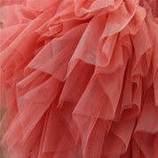 Girl's Pink Lace Top & Skirt Set