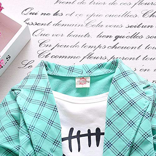 Boy's Green Blazer T-Shirt & Pants Set