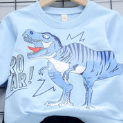 Boy's Dino Print T-Shirt & Shorts Set