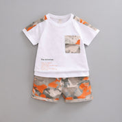 Boys Cotton Half Sleeves T-Shirt & Shorts Set Pack Of 2
