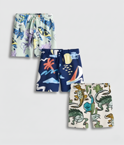 Googo Gaaga Boy's Cotton Printed shorts