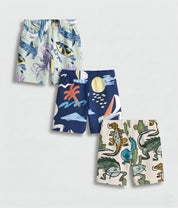 Googo Gaaga Boy's Cotton Printed shorts