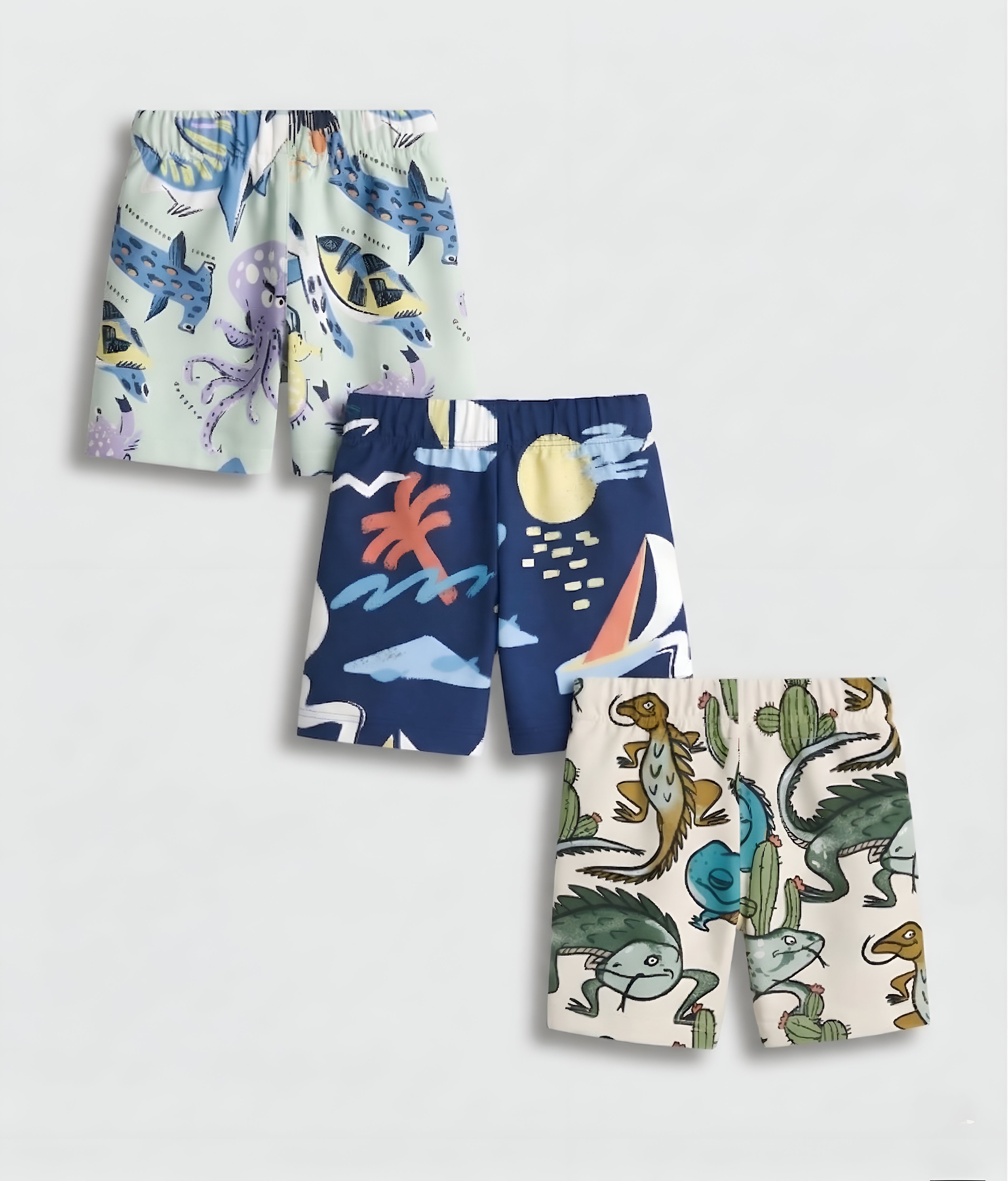 Googo Gaaga Boy's Cotton Printed shorts