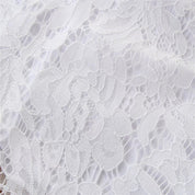 Girl's Pink & White Lace Top & Skirt Set