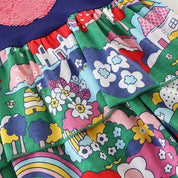 Girl's Multicolor Sequin Frock