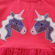 Girl's Unicorn Sequin Frock