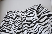 Boy's Black Print T-Shirt & Shorts Set