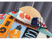Boy's Multicolor Print Shirt & Pants Set
