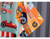 Boy's Multicolor Print Shirt & Pants Set