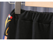 Boy's Multicolor Button Shirt & Pants Set