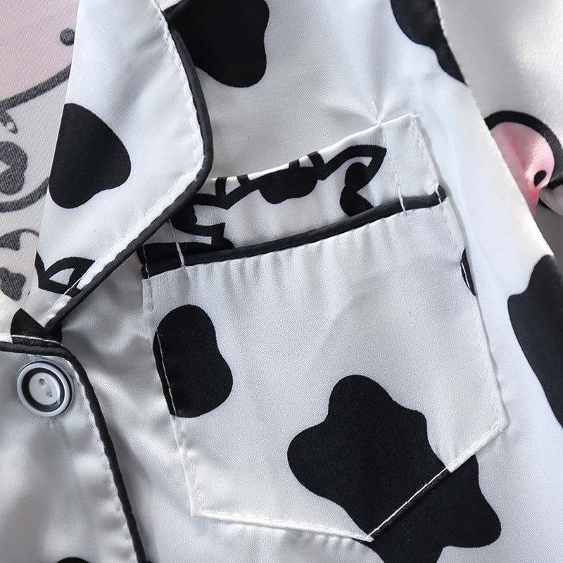 Girl's Button Sleepwear Shirt & Shorts Set