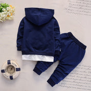 Boy's Hoodie Sweatshirt & Pants Set