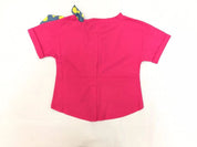Girl's Pink Crew Neck Top