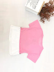 Girl's Pink Graphic Top