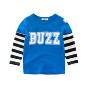 Boy's Multicolor Buzz Print T-Shirt
