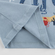 Boy's Multicolor Octopus Print T-Shirt
