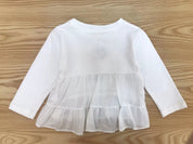 Boy's White Elephant Print Sweatshirt