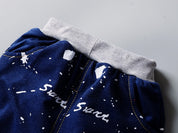 Boy's Full-Sleeve Sweatshirt & Pants Set