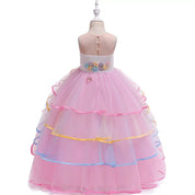 Girl's Pink Unicorn Dress