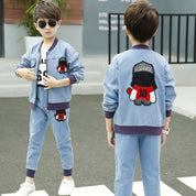 Girl's Jeans Jacket & Pants Set