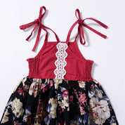 Girl's Multicolor Tie-Knot Dress