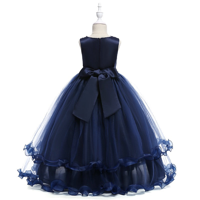 Girl's Royal Blue Sequin Dress