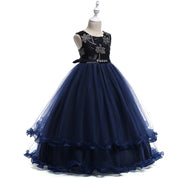 Girl's Royal Blue Sequin Dress