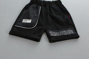 Boy's Multicolor Print Crew Neck T-Shirt & Shorts Set