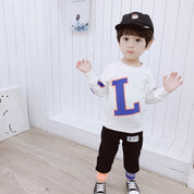 Boy's Graphic Sweatshirt & Pants Set