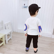 Boy's Graphic Sweatshirt & Pants Set