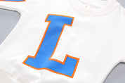 Boy's Graphic Sweatshirt & Pants Set