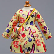 Girl's Yellow Pleated Dress