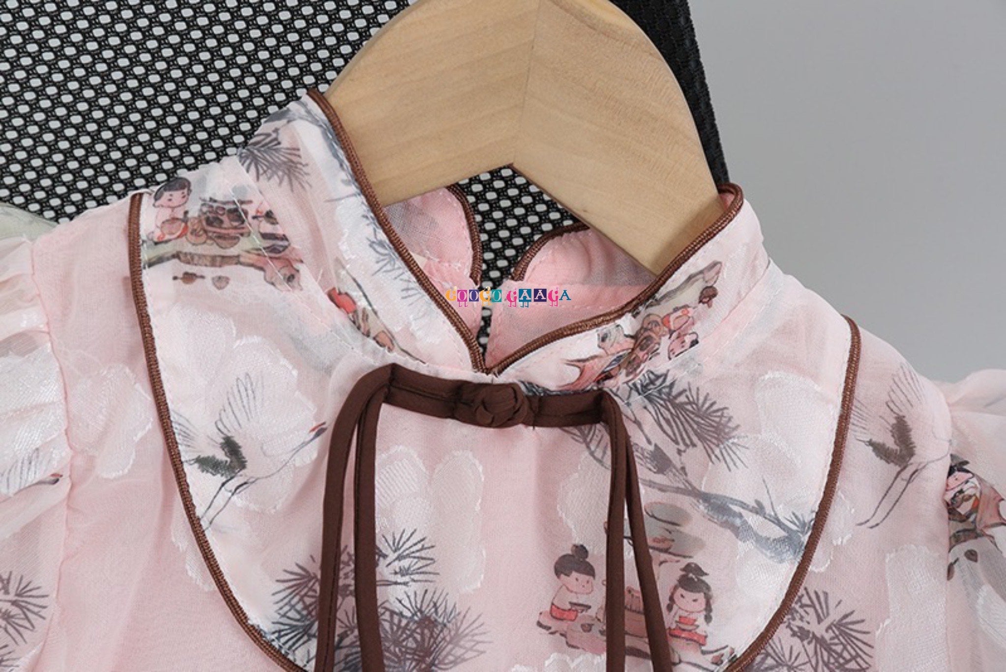 Girl's Pink Half-Sleeve Frock