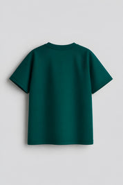 Boy's New York Print Half-Sleeve T-Shirt - Green