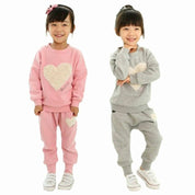 Boy's Grey Sweatshirt & Sweatpants Set