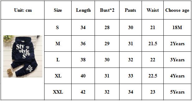 Boy's Blue Text Print Hoodie & Pants Set