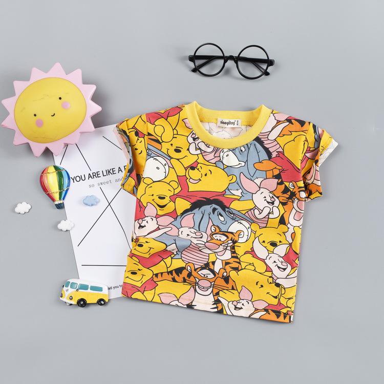 Boy's Multicolor Winnie The Pooh T-Shirt