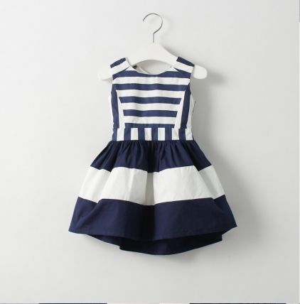 Beautiful Blue and White Striped 